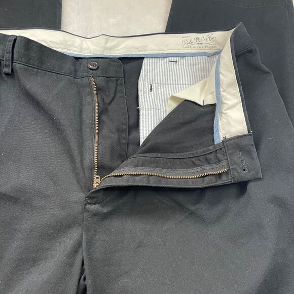 Polo Ralph Lauren Classic Fit Pleated Pants Men's Size 38 X 34 100% Cotton Black - Picture 9 of 13